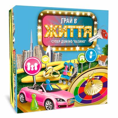 

Настольная игра Arial Супер домино казино Игра в жизнь (4820059910145) (10-540517)
