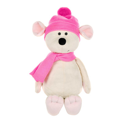 

Мягкая игрушка Maxi toys Мышка Пинки з шарфом и шапочкой 28 см (2024401) (10-549689)