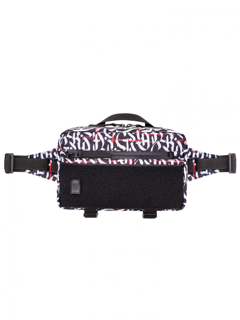 

Сумка GARD VELCRO BAG белая каллиграфия с красными линиями 1/20 черный 1880