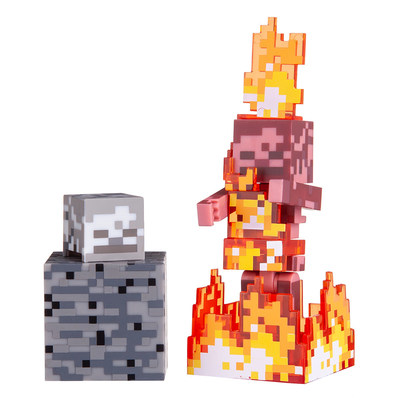 

Фигурка Jazwares Minecraft серия 4 Скелет в огне (19974M) (10-544875)