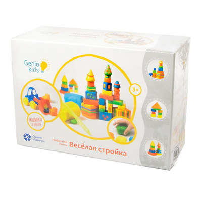 

Набор для лепки Genio Kids Весёлая стройка (TA1040) (10-537712)