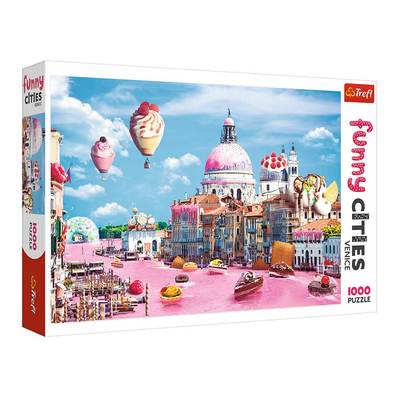 

Пазлы Trefl Funny Cities Сладости в Венеции 1000 элементов (10598) (10-553622)