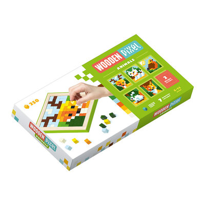 

Набор мозаики Cubika Wooden pixel 3 Животные (14897) (10-549670)