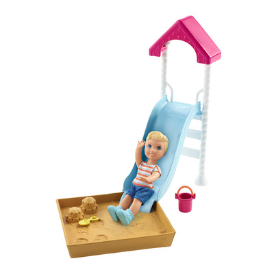 

Набор Barbie Уход за малышами Горка и песочница (FXG94/FXG96) (10-547289)