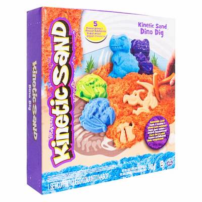 

Кинетический песок для детского творчества Kinetic Sand Dino 340 г (71415Dn) (10-453281)