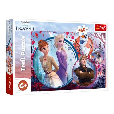 

Пазлы Trefl Frozen 2 Приключения сестер 160 деталей (15374) (10-550564)