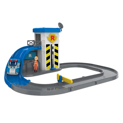 

Трек Robocar Poli с подъемником и металлической машинкой (83316) (10-526412)