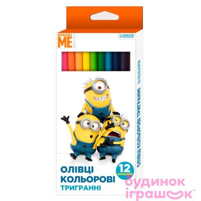 

Карандаши цветные трехгранные Despicable Me 12 цветов (120284) (10-538010)