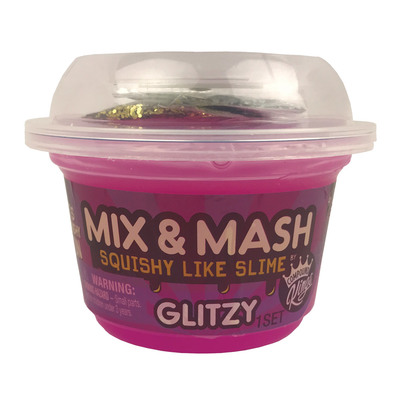 

Слайм Compound kings Mix&Mash Glitzy 180 г (110295) (10-551027)