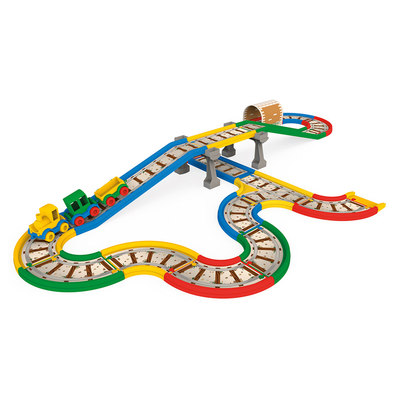 

Игровой набор Wader Kid cars Железная дорога 410 см (51711) (10-352899)