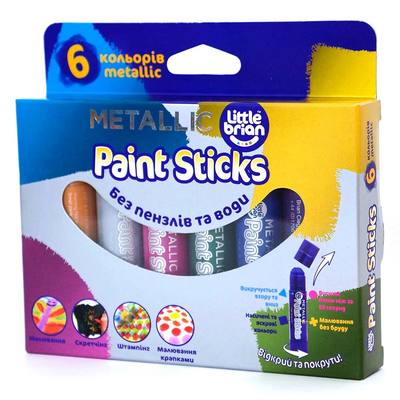 

Пастель Little Brian Paint sticks металлик 6 шт (LBPS10MA6) (10-538379)