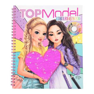 

Раскраска Top Model Розовые пайетки (0410744) (10-550140)
