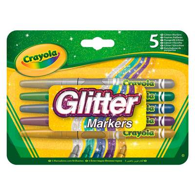 

Фломастеры с блестками Crayola 5 шт (58-8645) (10-538945)