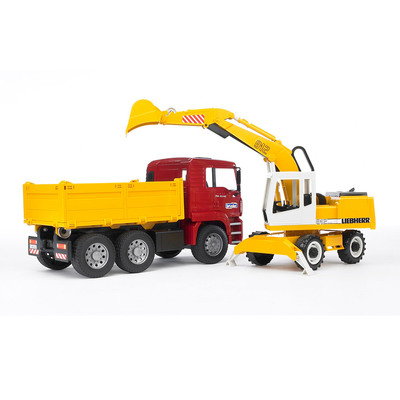 

Набор игрушечная грузовик МAN и экскаватор Liebherr (2751) (10-539451)