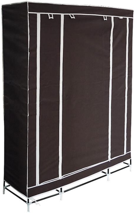 

Портативный шкаф-органайзер Supretto Home на 3 секции 135х42х174 см Коричневый (4508-0003)