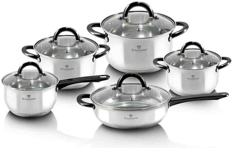 

Набор посуды 10 предметов Gourmet Line Blaumann BL-3421