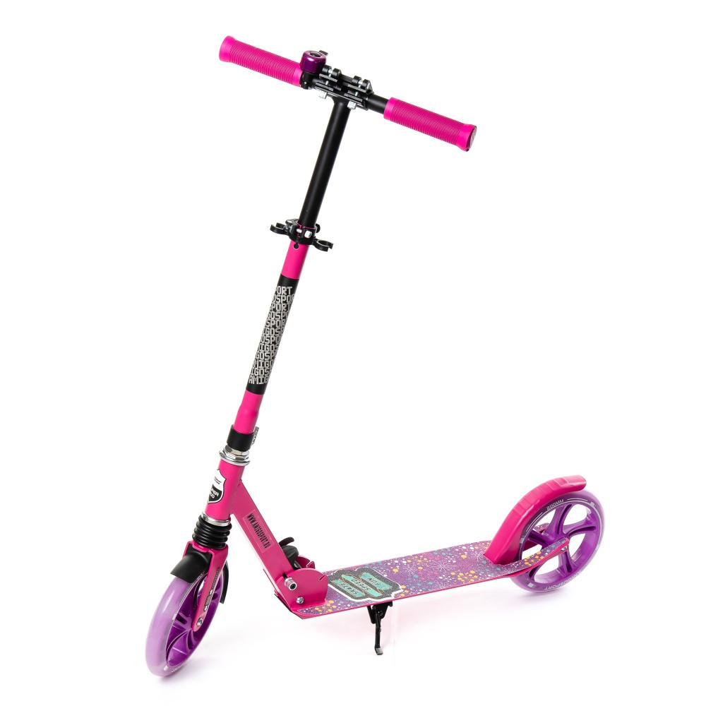 

Самокат двухколесный Amigo sport Groove Super розовый
