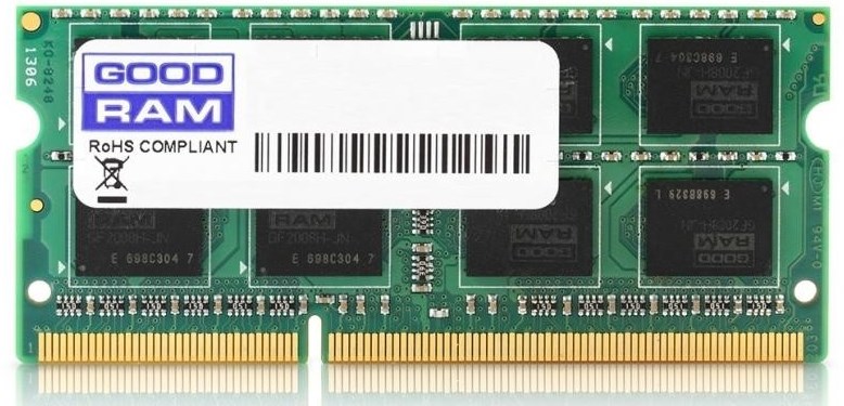 

Оперативна пам'ять So-Dimm GoodRam DDR3 4Gb 1600Mhz (GR1600S3V64L11S/4G) (6225195)