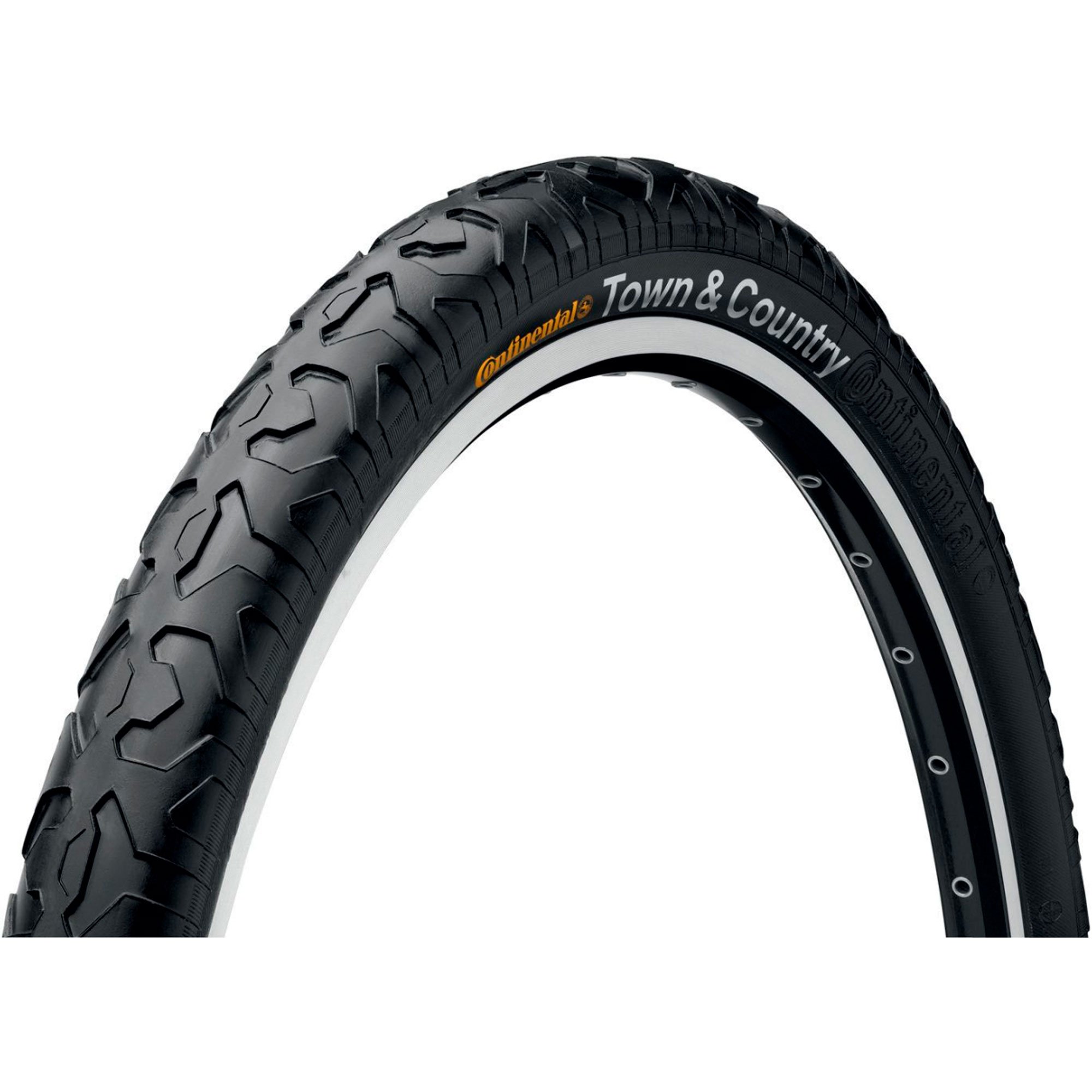 

Покрышка Continental Town & Country, 26"x2.10, 54-559, Wire, Sport, Skin, 730гр., черный
