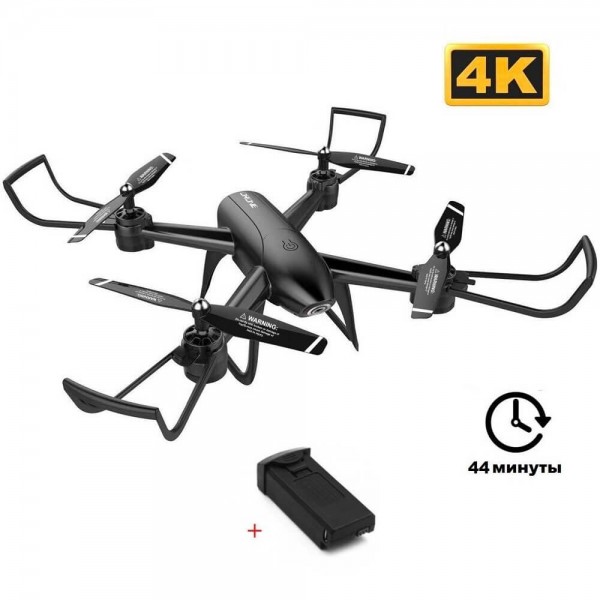 

Квадрокоптер Visuo SG-106 Pro Black с 4К и HD камерами, FPV, до 44 мин. полета (k277)