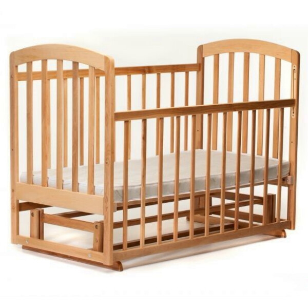 

Детская кроватка деревянная For Baby Lama KB0/0 маятник ольха Коричневая