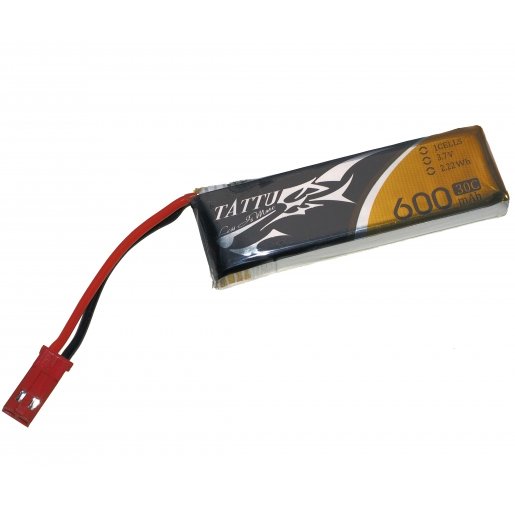 

Аккумулятор Tattu LiPO 3,7В 600мАч 1S 30C 60х19х8мм 15,8г JST (TA-30C-600-1S1P-JST-1)