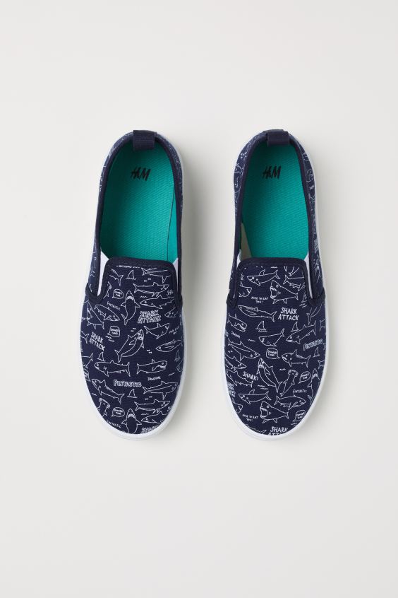 

сліпони H&M 0620851 37 т.синій комб.