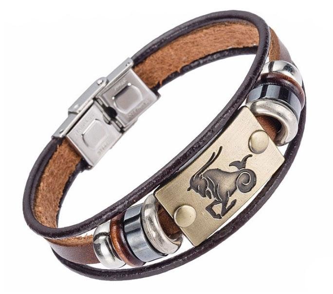 

Кожаный браслет Primo Zodiac Capricorn (Козерог) Primo коричневый