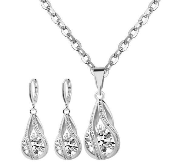 

Комплект серьги с подвеской Primo Silver Drop Primo серебристый