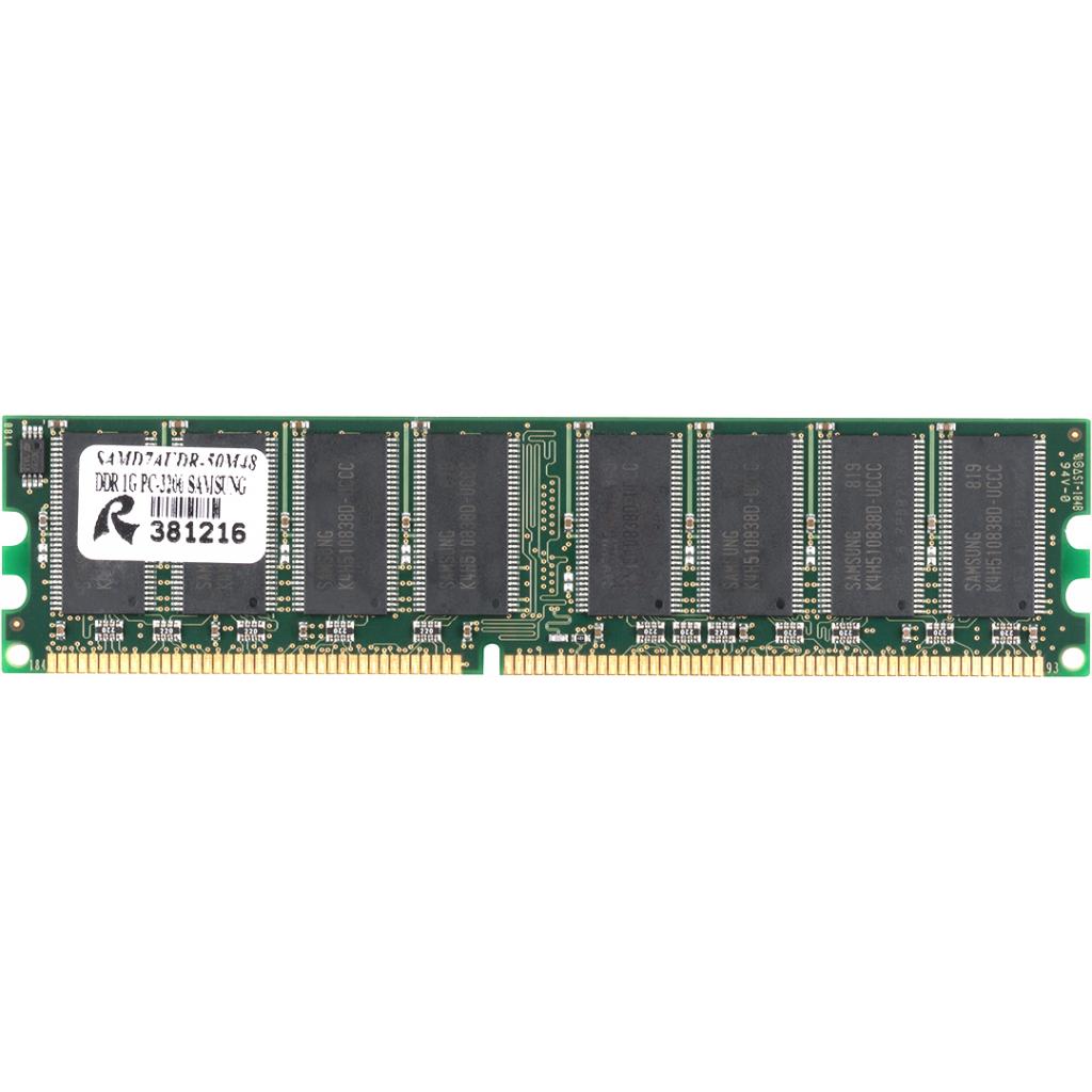 

Оперативная память DDR 1GB 400 MHz Samsung (SAMD7AUDR-50M48)