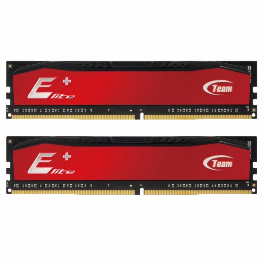 

Оперативная память DDR4 16GB (2x8GB) 2400 MHz Elite Plus Red Team (TPRD416G2400HC16DC01)