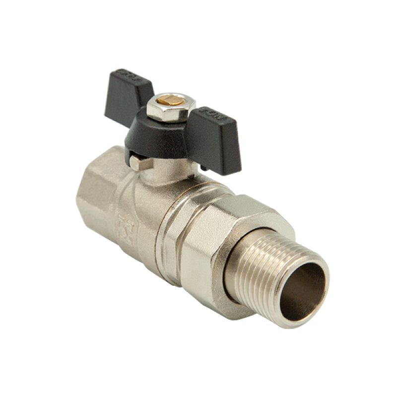 

Кран шаровой с накидной гайкой Raftec Black 3/4" DRBS2