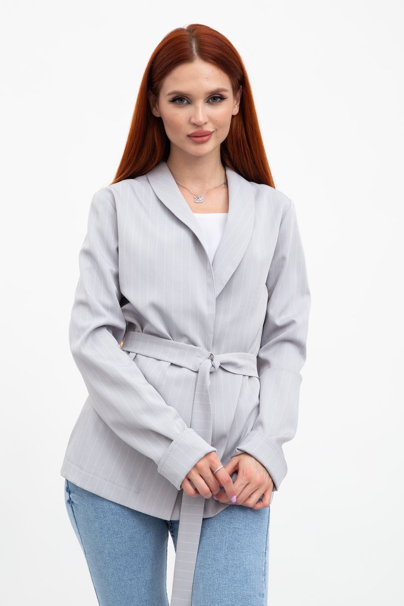 

Женский пиджак (115R363-8) AGER 34 Светло-серый 000123645