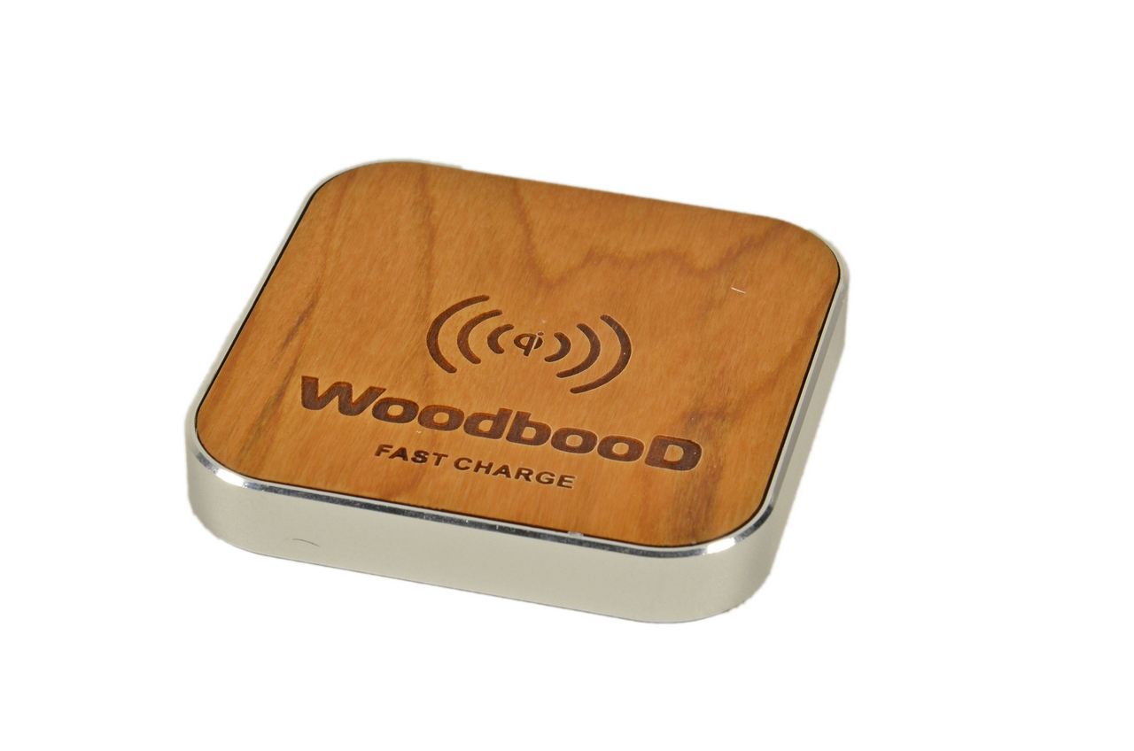 

Беспроводная зарядка WoodbooD Wireless Charge Standart Plus Silver