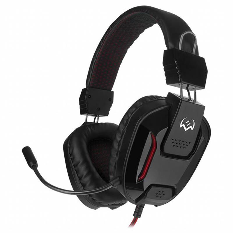 

Наушники гарнитура накладные Sven AP-G555MV Black/Red