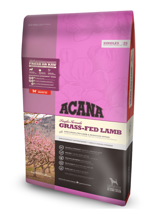 

Сухой гипоаллергенный корм для собак всех пород ACANA Grass-Fed Lamb 11.4 кг (a57012)