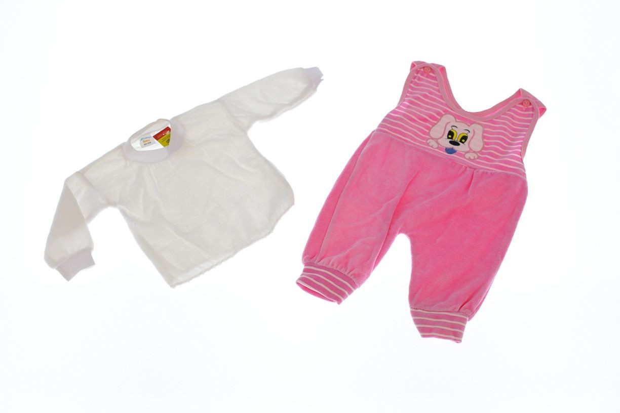

Костюм с собачкой Babykroha 68р розовый