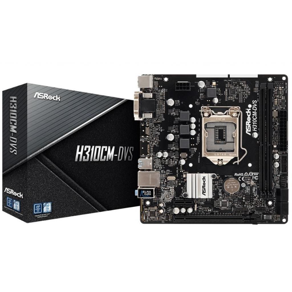 

Материнская плата ASRock H310CM-DVS (s1151, Intel H310)