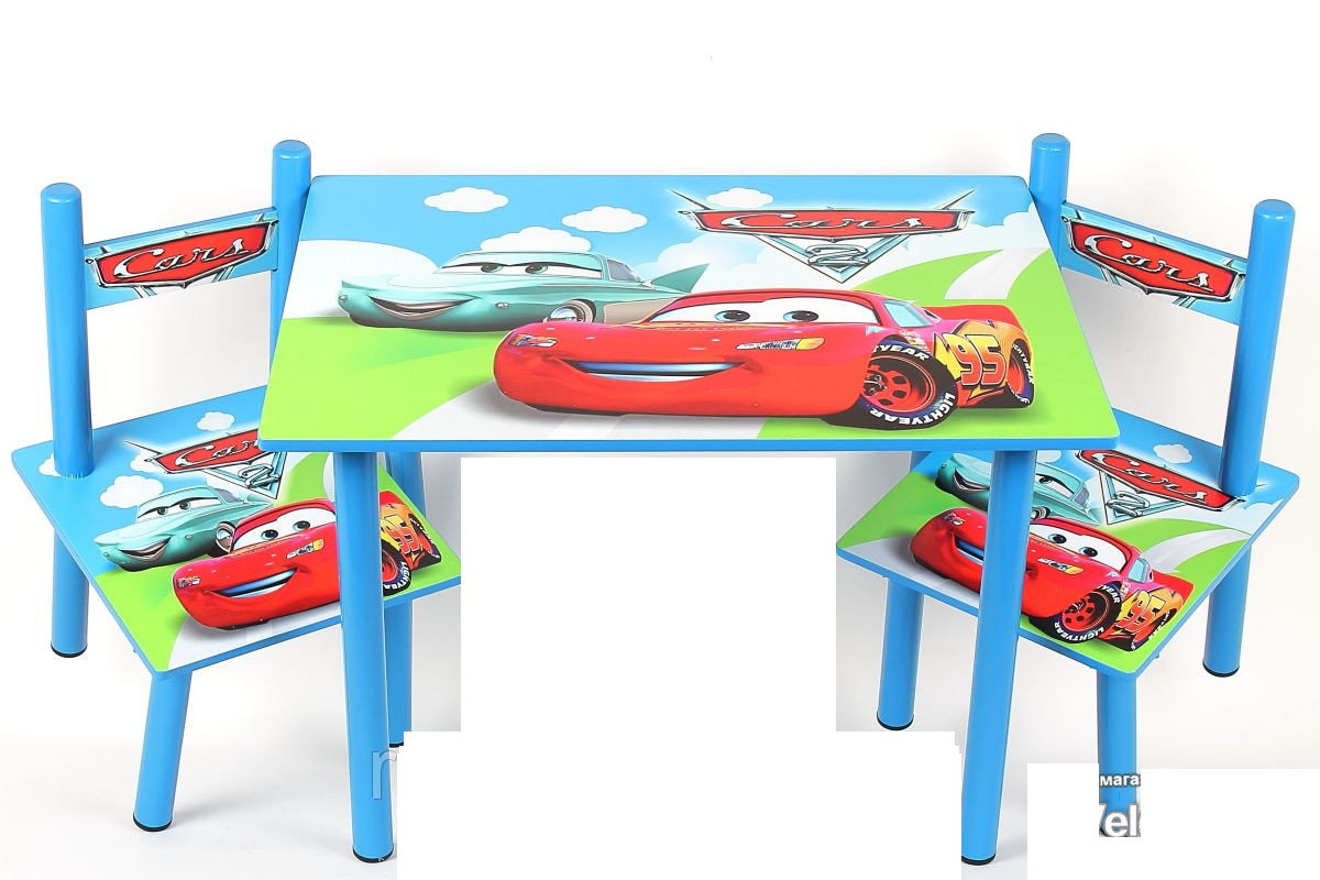 

Стол с 2 стульчиками Bambi 0560-7 Тачки