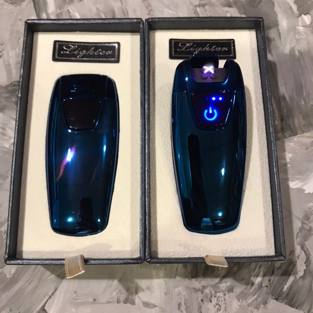 

Зажигалка Usb 2-Й Импульс 41531 Синяя + Уровень Заряда