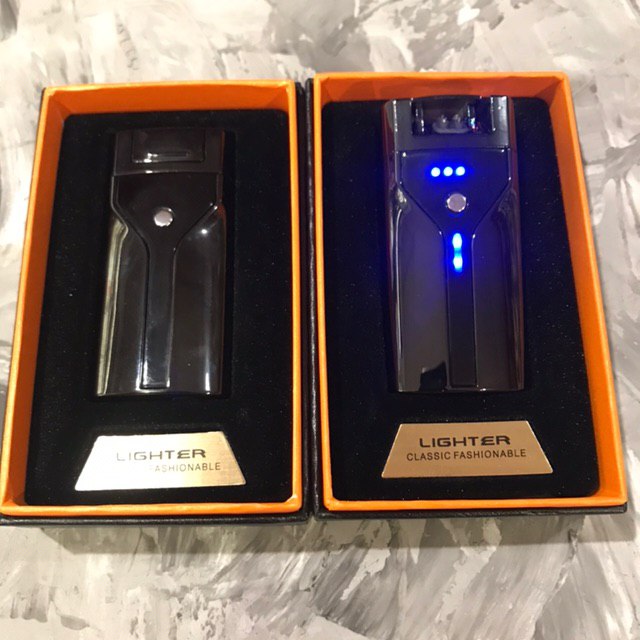 

Зажигалка Usb 2-Й Импульс 41387 Черный + Уровень Заряда