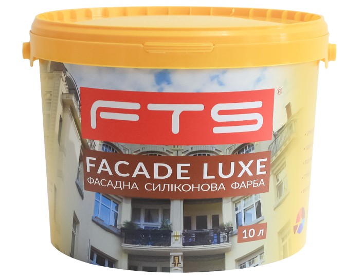 

Фасадна силіконова фарба FTS FACADE LUXE 10 л