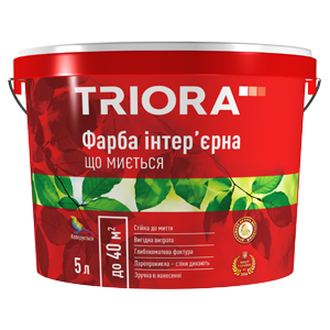 

Краска интерьерная, что моется TRIORA Triora 5 л