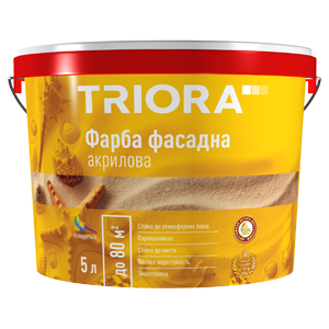 

Акриловая краска фасадная Triora 2.5 л