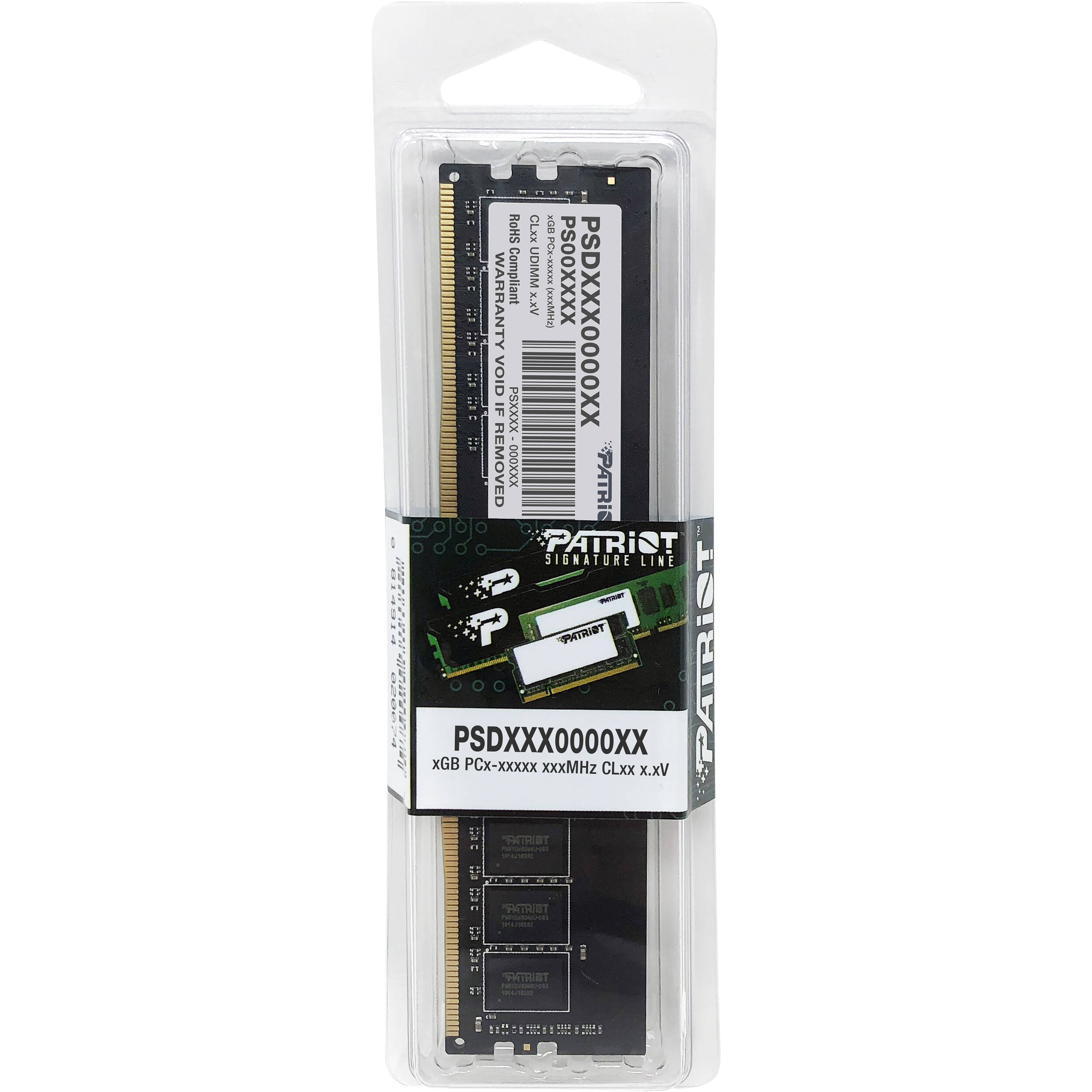 

Оперативна пам'ять Patriot DDR4 16GB 2666 MHz CL19 DIMM Black 1 (PSD416G266681)