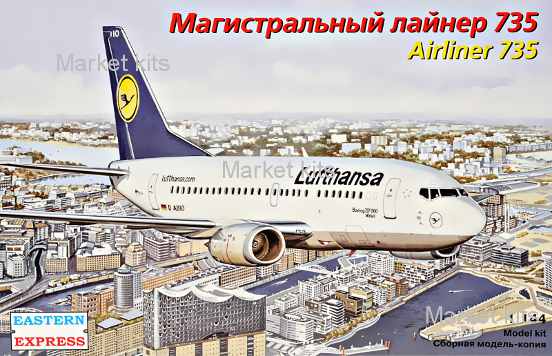 

Пассажирский самолет Airliner 735 Lufthansa 1:144 Eastern Express (EE144131)