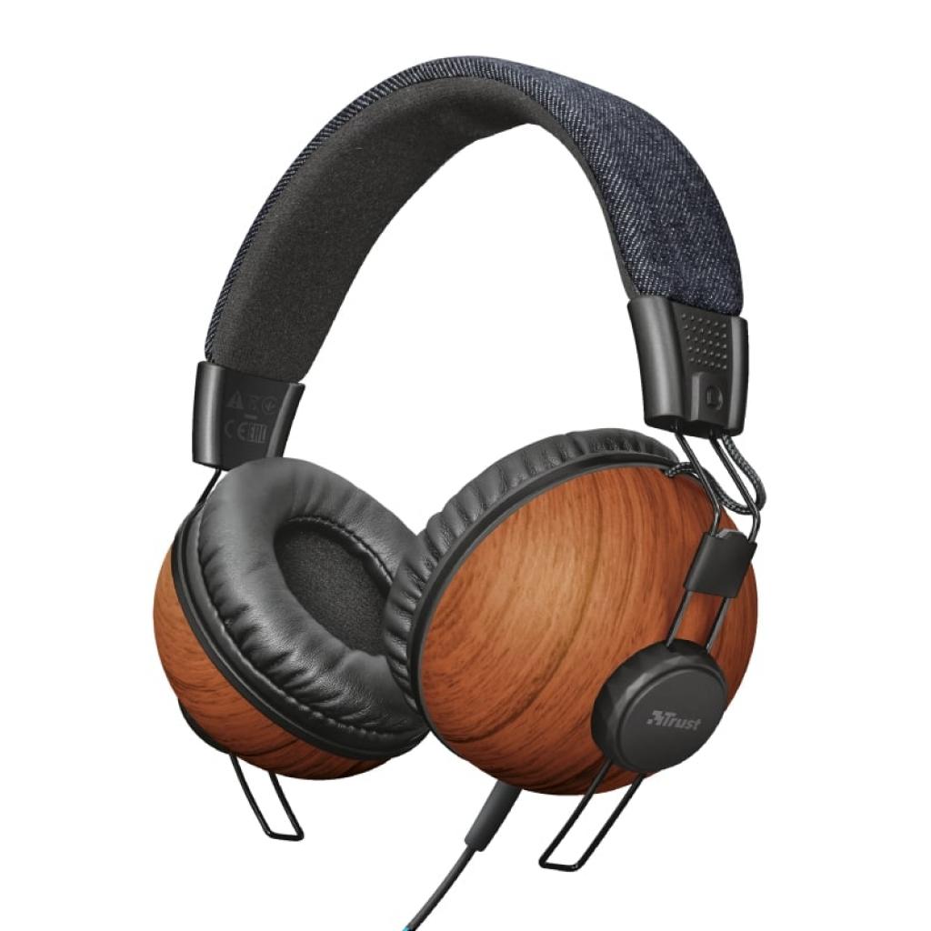 

Наушники Trust Noma Over-Ear Mic Denim Wood (22637)