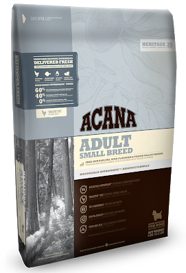 

Корм беззерновой Acana Adult Small Breed для собак малых пород от 1 года 2.0 кг