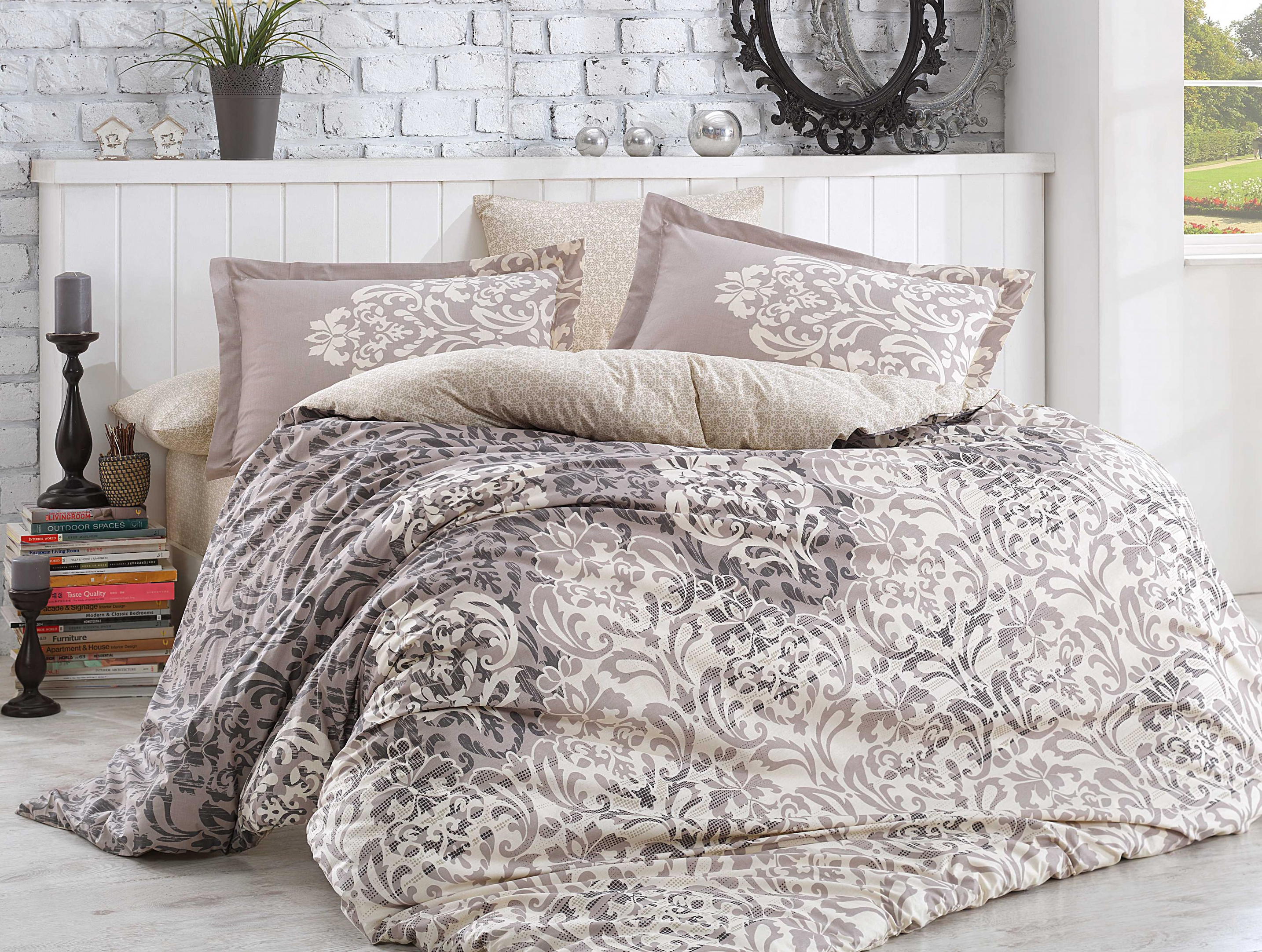 

Комплект постельного белья Hobby Flannel Serenity 200х220 Бежевый