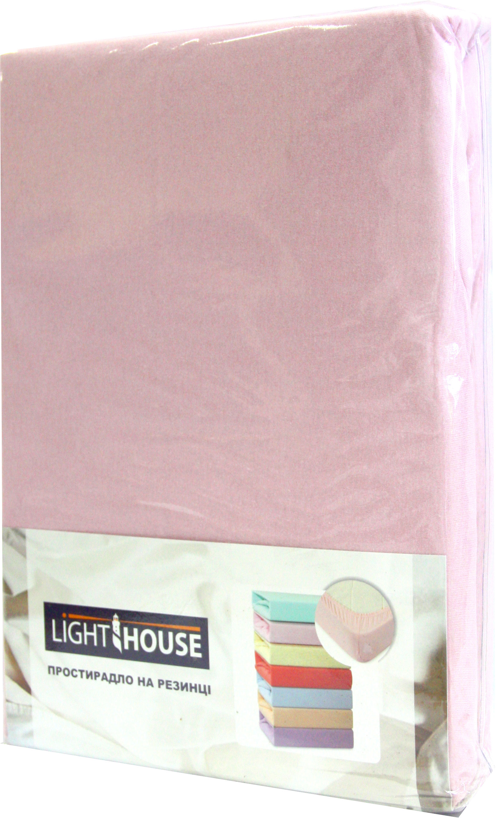 

Простынь на резинке LightHouse 90х200+25 Темно-розовая